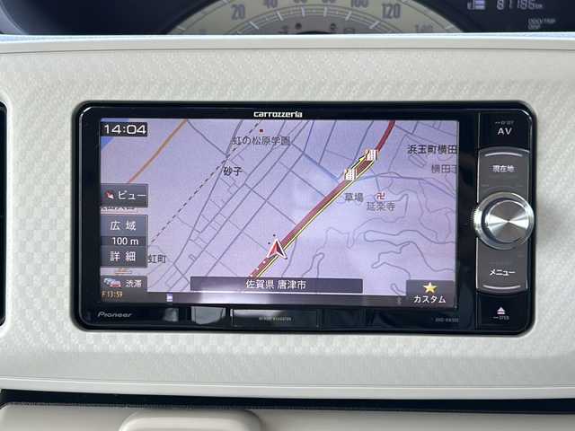 ダイハツ ムーヴ キャンバス X LTD SA Ⅱ 佐賀県 2017(平29)年 8.2万km ブラックマイカメタリック Carrozzeriaナビ/バックカメラ/両側パワースライドドア/スマートアシストII/・プリクラッシュセーフティ/・レーンキープ/ETC/ドライブレコーダー/プッシュスタート/スマートキー/アイドリングストップ/社外AW