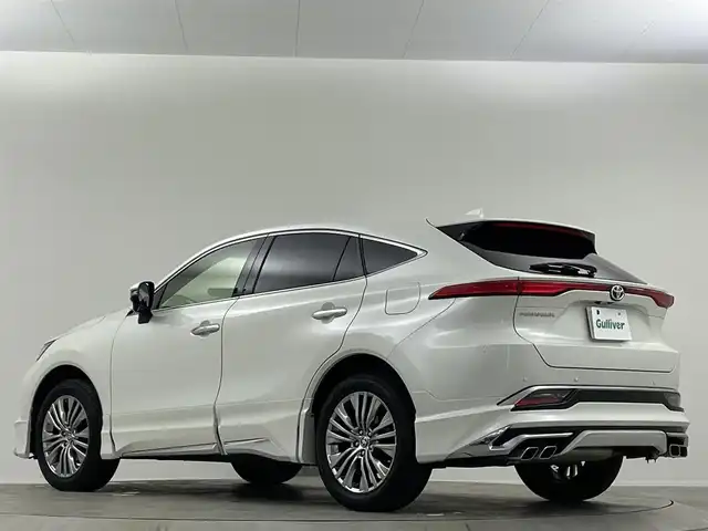 トヨタ ハリアー G 埼玉県 2022(令4)年 3.6万km ホワイトパールクリスタルシャイン 純正8型ナビ モデリスタエアロ バックカメラ ビルトインETC　ドライブレコーダー　デジタルインナーミラー　フルセグTV　Bluetooth　追従走行　パワーシート　電動リアゲート　ＭＴモード付AT　LEDヘッドライト　