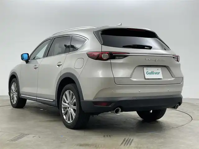 マツダ ＣＸ－８ XD エクスクルーシブモード 岡山県 2022(令4)年 5.1万km プラチナクォーツメタリック 純正10.25インチナビ/（CD/DVD/BT/Carplay/TV/HDMI)/全周囲カメラ/BOSEサウンドシステム/フリップダウンモニター/CD/DVDデッキ/ブラウンレザーシート/シートベンチレーション/パワーシート/LEDヘッドライト/オートライト/フォグランプ/マツダセーフティーサポカーS/ルーフレール/電動リアゲート/スペアキー１個