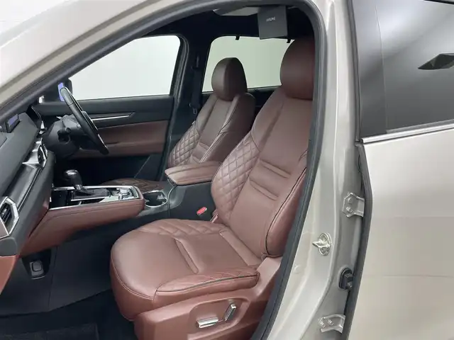 マツダ ＣＸ－８ XD エクスクルーシブモード 岡山県 2022(令4)年 5.1万km プラチナクォーツメタリック 純正10.25インチナビ/（CD/DVD/BT/Carplay/TV/HDMI)/全周囲カメラ/BOSEサウンドシステム/フリップダウンモニター/CD/DVDデッキ/ブラウンレザーシート/シートベンチレーション/パワーシート/LEDヘッドライト/オートライト/フォグランプ/マツダセーフティーサポカーS/ルーフレール/電動リアゲート/スペアキー１個