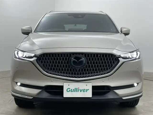 マツダ ＣＸ－８ XD エクスクルーシブモード 岡山県 2022(令4)年 5.1万km プラチナクォーツメタリック 純正10.25インチナビ/（CD/DVD/BT/Carplay/TV/HDMI)/全周囲カメラ/BOSEサウンドシステム/フリップダウンモニター/CD/DVDデッキ/ブラウンレザーシート/シートベンチレーション/パワーシート/LEDヘッドライト/オートライト/フォグランプ/マツダセーフティーサポカーS/ルーフレール/電動リアゲート/スペアキー１個