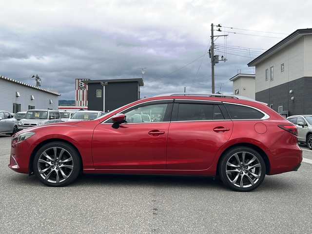 マツダ アテンザ ワゴン XD Lパッケージ 秋田県 2016(平28)年 6.5万km ソウルレッドプレミアムメタリック ワンオーナー/純正メモリナビ/純正CD/DVD、BT、TV/純正19インチアルミ/４WD/BOSEスピーカー/前後コーナーセンサー/ETC/ドライブレコーダー/スペアキー