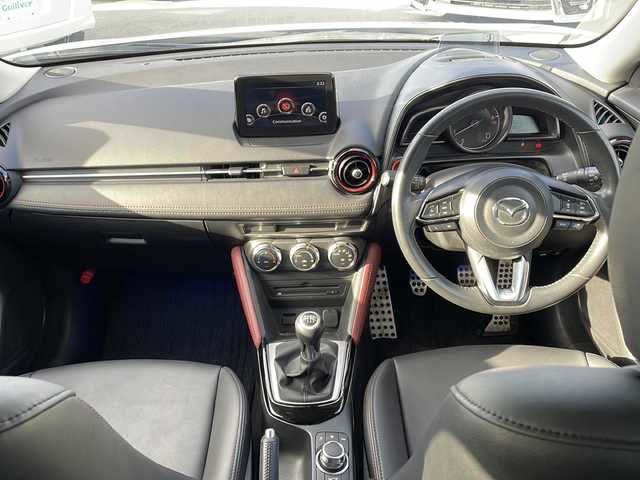 マツダ ＣＸ－３ XD プロアクティブ 徳島県 2017(平29)年 10.7万km セラミックM 純正SDナビ/（ラジオ/フルセグ/DISC/USB/BT/AUX）/ターボ/ブラインドスポットモニター/エアロ/（フロント/サイド/リアスポイラー）/半革シート/追従式クルーズコントロール/純正18AW/LEDヘッドライト/フォグライト/純正フロアマット/ETC/オートライト/スペアキー