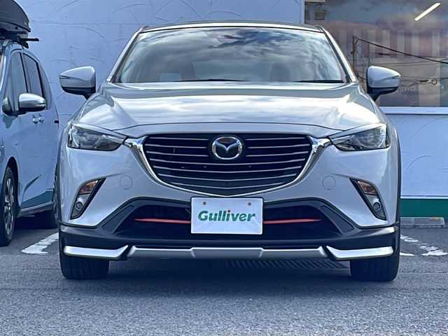 マツダ ＣＸ－３ XD プロアクティブ 徳島県 2017(平29)年 10.7万km セラミックM 純正SDナビ/（ラジオ/フルセグ/DISC/USB/BT/AUX）/ターボ/ブラインドスポットモニター/エアロ/（フロント/サイド/リアスポイラー）/半革シート/追従式クルーズコントロール/純正18AW/LEDヘッドライト/フォグライト/純正フロアマット/ETC/オートライト/スペアキー