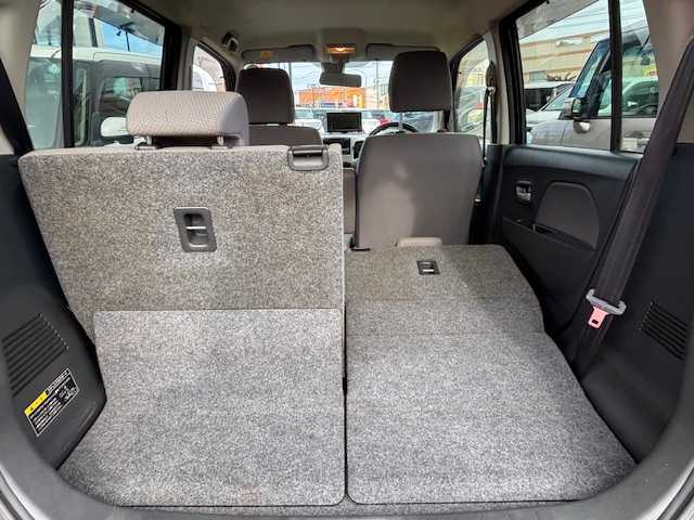 スズキ ワゴンＲ FZ 宮城県 2014(平26)年 6.7万km ブルーイッシュブラックパール3 登録時走行距離66748km/取り付けTV（RL7V-11SG）/CD・AUX・AM・FM/ワンオーナー/スマートキー/スペアあり/アイドリングストップ/シートヒーター（D席）/ベンチシート/衝突軽減システム/横滑り防止装置/電動格納ミラー/ウインカーミラー/ドアバイザー/純正アルミホイール/冬タイヤ4本