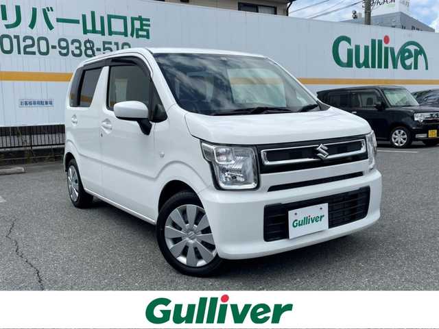 スズキ ワゴンＲ FA 山口県 2022(令4)年 0.8万km スペリアホワイト ワンオーナー/社外CD/USB/AUX/右前席シートヒーター/オートライト/ヘッドライトレベライザー/ドライブレコーダー/横滑り防止/純正キーレス/純正フロアマット/純正ドアバイザー/電動格納ドアミラー