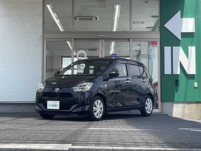ダイハツ ミラ イース X SAⅢ 愛知県 2017(平29)年 9.2万km ブラックマイカメタリック 禁煙車/純正ナビ/フルセグ/バックカメラ/Bluetooth/前後コーナーセンサー/クリアランスソナー/レーンキープアシスト/衝突軽減ブレーキ/オートライト/オートハイビーム/フォグランプ/LEDヘッドライト/SHIFTOLOCK/USB入力端子/ドアバイザー/社外フロアマット/ETC/取扱説明書/保証書