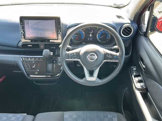 日産 デイズ HWS X プロパイロットED 佐賀県 2021(令3)年 3.3万km スパークリングレッド/ブラック 純正９インチナビ　/プロパイロット　/アラウンドビューモニター　/エマージェンシーブレーキ　/LDW　/コーナーセンサー/BSW　/先行車発進お知らせ/電動パーキングブレーキ/オートブレーキホールド/ETC/ステアリングリモコン/プッシュスタート/インテリジェントキー/LEDヘッドライト　/純正アルミホイール