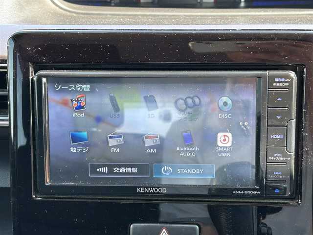 スズキ ワゴンＲ カスタムＺ HYBRID ZX 福岡県 2022(令4)年 4.8万km スチールシルバーM 純正KENWOODナビ（BT/フルセグ/CD/iPod)/レーダークルーズコントロール/LEDヘッドライト/オートライト/D席シートヒーター/純正15インチAW/アイドリングストップ/横滑り防止装置/コーナーセンサー/レーンキープアシスト/盗難防止装置/衝突軽減システム/USB入力端子/スマートキー/ETC/保証書/取扱説明書