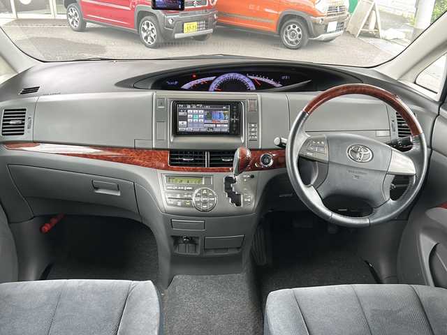トヨタ エスティマ アエラス Gエディション 東京都 2010(平22)年 7.6万km グレーメタリック 純正ナビ【Bluetooth接続可、CD、DVD、フルセグTV】/バックカメラ/後席モニター/両側パワースライドドア/クルーズコントロール/ドライブレコーダー前後/純正アルミホイール/社外フロアマット/ウォークスルー/三列シート/ETC/MTモード付AT/オートライト/盗難防止装置/ABS/WAC/Wエアバッグ/スマートキー/スペアキー1本/保証書、取扱説明書
