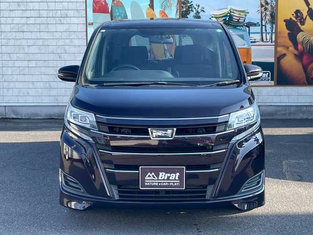 トヨタ ノア X 宮崎県 2017(平29)年 5.4万km ボルドーマイカメタリック ワンオーナー/純正ナビ/バックカメラ/左側パワースライドドア/USB充電ポート/フルセグTV　DVD　CD　Bluetooth/アイドリングストップ/クルーズコントロール/ETC/純正フロアマット/HIDライト/保証書/取扱説明書