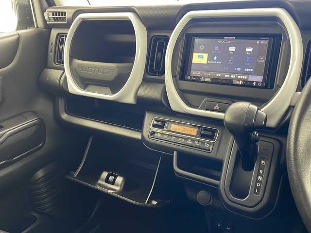 スズキ ハスラー HYBRID G 沖縄県 2021(令3)年 5万km ブルーイッシュブラックパール3 社外ナビ(AVIC-RZ99)/（フルセグＴＶ　DVD　Bluetooth接続）/ETC/シートヒーター/ステアリングスイッチ/デュアルカメラブレーキサポート/スマートキー/プッシュスタート/レザー調シートカバー/社外LEDヘッドライト/オートライト/オートマチックハイビーム/保証書