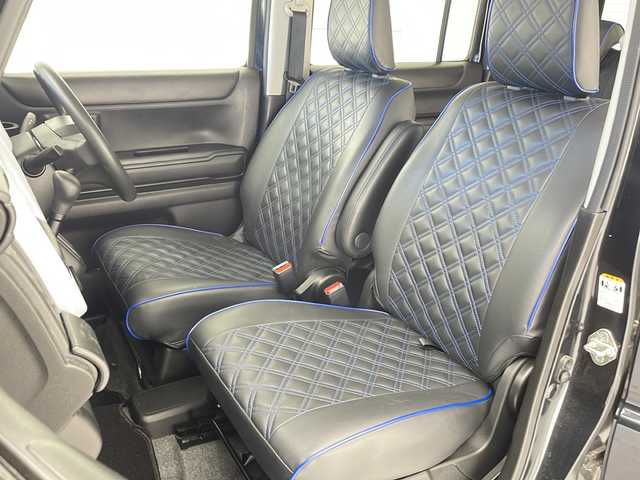 スズキ ハスラー HYBRID G 沖縄県 2021(令3)年 5万km ブルーイッシュブラックパール3 社外ナビ(AVIC-RZ99)/（フルセグＴＶ　DVD　Bluetooth接続）/ETC/シートヒーター/ステアリングスイッチ/デュアルカメラブレーキサポート/スマートキー/プッシュスタート/レザー調シートカバー/社外LEDヘッドライト/オートライト/オートマチックハイビーム/保証書