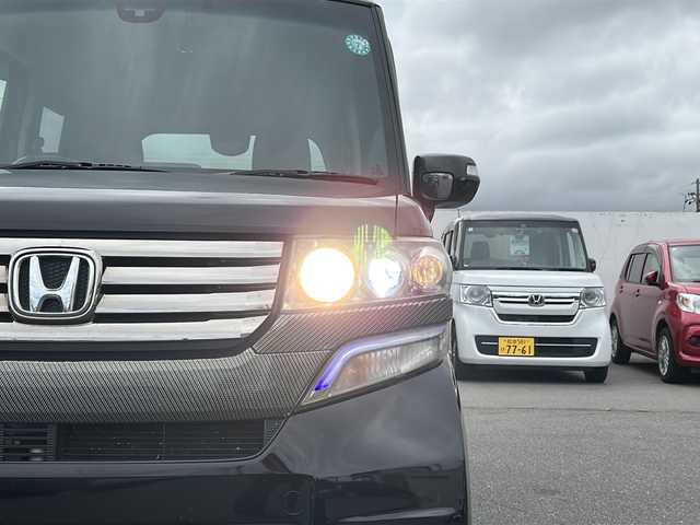 ホンダ Ｎ ＢＯＸ カスタム G ターボSSパッケージ 長野県 2015(平27)年 14.6万km プレミアムゴールドパープルパール ・純正7インチメモリーナビゲーション/CD Bluetooth/・バックカメラ/・ETC/・両側パワースライドドア/・アイドリングストップ/・横滑り防止装置/・HIDヘッドライト/・オートライト/・エンジンスターター/・純正15インチアルミホイール/・クルーズコントロール/・パドルシフト