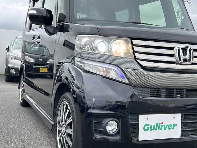 ホンダ Ｎ ＢＯＸ カスタム G ターボSSパッケージ 長野県 2015(平27)年 14.6万km プレミアムゴールドパープルパール ・純正7インチメモリーナビゲーション/CD Bluetooth/・バックカメラ/・ETC/・両側パワースライドドア/・アイドリングストップ/・横滑り防止装置/・HIDヘッドライト/・オートライト/・エンジンスターター/・純正15インチアルミホイール/・クルーズコントロール/・パドルシフト