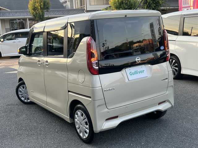 日産 ルークス X 京都府 2021(令3)年 1.3万km フローズンバニラパール  ワンオーナー/ スマートキー２個/ プッシュスタート/ エマージェンシーブレーキ/ 車線逸脱警報/ 片側パワースライドドア/  アラウンドビューモニター/ 社外7インチSDナビ/・　フルセグ/CD/DVD/BTオーディオ/・　SD録音/ ETC/ 前後ドライブレコーダー/ 前後ソナー/ ステアリモコン/ フロアマット/ ドアバイザー/ アイドルストップ/ 新車時保証書/ 車両取説