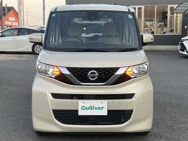 日産 ルークス X 京都府 2021(令3)年 1.3万km フローズンバニラパール  ワンオーナー/ スマートキー２個/ プッシュスタート/ エマージェンシーブレーキ/ 車線逸脱警報/ 片側パワースライドドア/  アラウンドビューモニター/ 社外7インチSDナビ/・　フルセグ/CD/DVD/BTオーディオ/・　SD録音/ ETC/ 前後ドライブレコーダー/ 前後ソナー/ ステアリモコン/ フロアマット/ ドアバイザー/ アイドルストップ/ 新車時保証書/ 車両取説