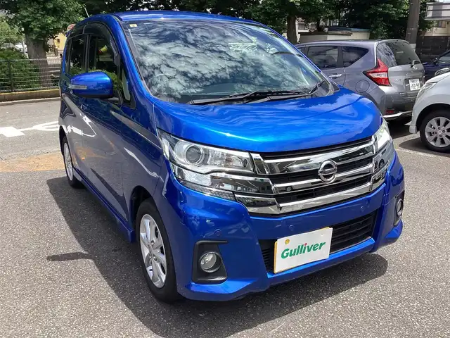 日産 デイズ ハイウェイスターX 神奈川県 2018(平30)年 7.9万km オーシャンブルーP ワンオーナー/純正ナビゲーション/CD/Bluetooth/フルセグTV/アラウンドビューモニター/横滑り防止装置/レーンキープアシスト/衝突被害軽減ブレーキ/プッシュスタート/スマートキー/保証書、取扱説明書