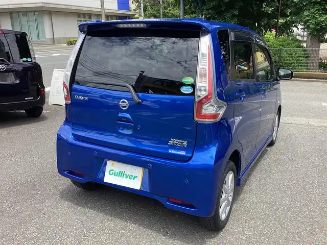 日産 デイズ ハイウェイスターX 神奈川県 2018(平30)年 7.9万km オーシャンブルーP ワンオーナー/純正ナビゲーション/CD/Bluetooth/フルセグTV/アラウンドビューモニター/横滑り防止装置/レーンキープアシスト/衝突被害軽減ブレーキ/プッシュスタート/スマートキー/保証書、取扱説明書