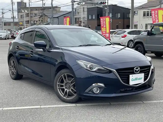 マツダ アクセラ スポーツ 15S 石川県 2014(平26)年 8.1万km 紺 4WD/純正メモリーナビ/バックカメラ/LEDヘッドライト/ETC/ドライブレコーダー/スマートキー/プッシュスタート/レーダーブレーキ/社外アルミホイール/純正AW&スタッドレス積み込み