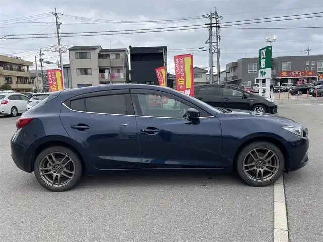 マツダ アクセラ スポーツ 15S 石川県 2014(平26)年 8.1万km 紺 4WD/純正メモリーナビ/バックカメラ/LEDヘッドライト/ETC/ドライブレコーダー/スマートキー/プッシュスタート/レーダーブレーキ/社外アルミホイール/純正AW&スタッドレス積み込み