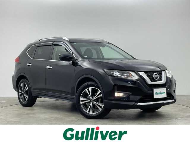 日産 エクストレイル 20Xi 群馬県 2018(平30)年 7.1万km ダイヤモンドブラック 衝突軽減　社外７インチナビ　アラウンドビューモニター　レーダークルーズコントロール　パワーバックドア　ＬＥＤライト　純正１８インチアルミホイール　ステアリングリモコン　スマートキー　ＥＴＣ　禁煙車