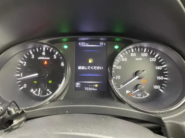 日産 エクストレイル 20Xi 群馬県 2018(平30)年 7.1万km ダイヤモンドブラック 衝突軽減　社外７インチナビ　アラウンドビューモニター　レーダークルーズコントロール　パワーバックドア　ＬＥＤライト　純正１８インチアルミホイール　ステアリングリモコン　スマートキー　ＥＴＣ　禁煙車