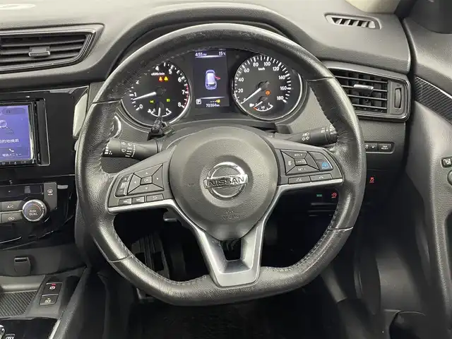 日産 エクストレイル 20Xi 群馬県 2018(平30)年 7.1万km ダイヤモンドブラック 衝突軽減　社外７インチナビ　アラウンドビューモニター　レーダークルーズコントロール　パワーバックドア　ＬＥＤライト　純正１８インチアルミホイール　ステアリングリモコン　スマートキー　ＥＴＣ　禁煙車