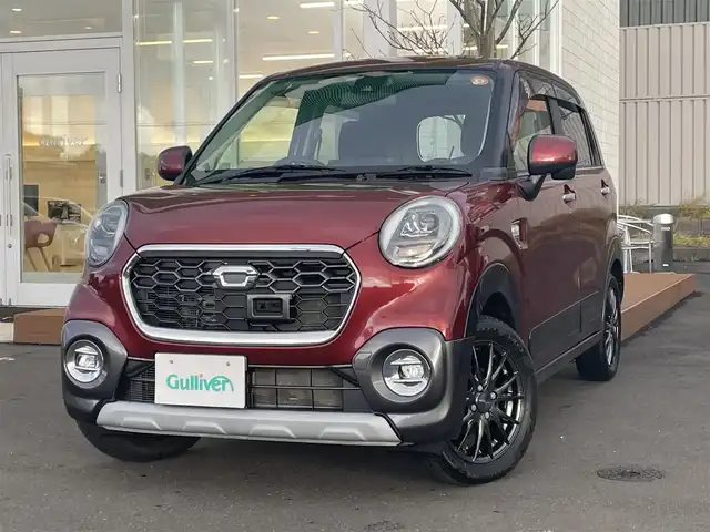 ダイハツ キャスト アクティバ G ターボ SAⅡ 道央・札幌 2015(平27)年 2.7万km ファイアークォーツレッドM ・4WD/・純正SDナビ/・CD/DVD/SD/USB/フルセグTV/・Bluetooth接続/・スマートアシスト/・プリクラッシュセーフティ/・レーンキープアシスト/・ダウンヒルアシストコントロール/・LEDオートライト/・オートリトラミラー/・純正フロアマット/・ドアバイザー/・ベンチシート/・純正エンジンスターター/・積込夏タイヤ純正AWセット/・スマートキー/スペアキー
