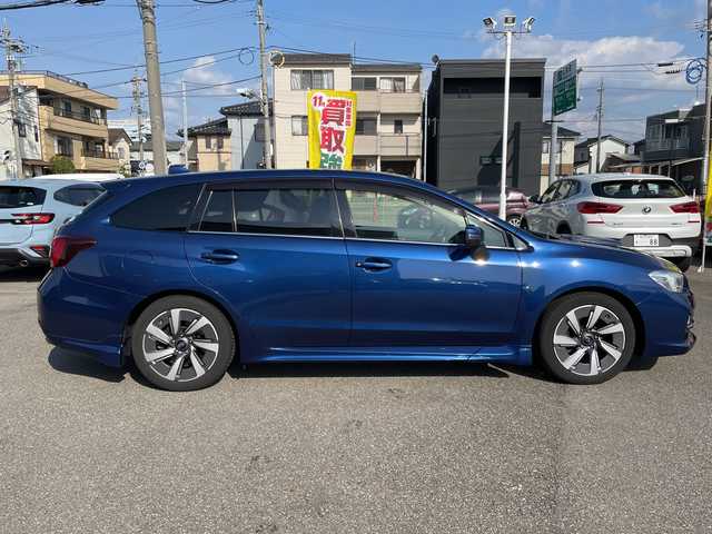 スバル レヴォーグ 1．6GT アイサイト 石川県 2014(平26)年 6.7万km ギャラクシーブルーシリカ ４WD/社外メモリーナビ/フルセグTV/バックカメラ/LEDヘッドライト/ETC/レーダークルーズ/アイサイト/スマートキー/プッシュスタート/電動ミラー/パドルシフト