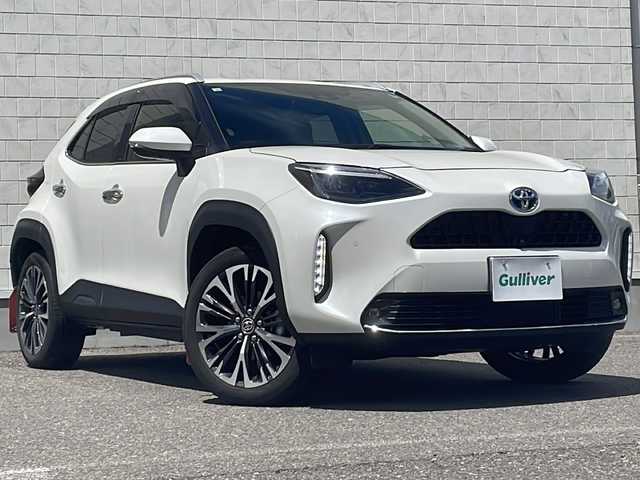 トヨタ ヤリスクロス ハイブリッド Z 福島県 2020(令2)年 1.8万km ホワイトパールクリスタルシャイン 4WD 純正ナビ Bluetooth 全方位カメラ 衝突軽減ブレーキ オートクルーズ パワーバックドア シートヒーター ETC コーナーセンサー スマートキー ダウンヒルアシスト レーンアシスト
