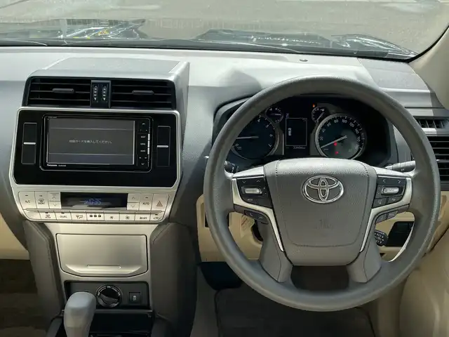 トヨタ ランドクルーザー プラド TX 石川県 2019(令1)年 3.3万km ブラック ４WD/純正メモリーナビ/CD/DVD/フルセグTV/バックカメラ/LEDヘッドライト/ETC/クリアランスソナー/トヨタセーフティセンス/レーダークルーズ/純正アルミホイール/ルーフレール/ドライブレコーダー/スマートキー/プッシュスタート/保証書