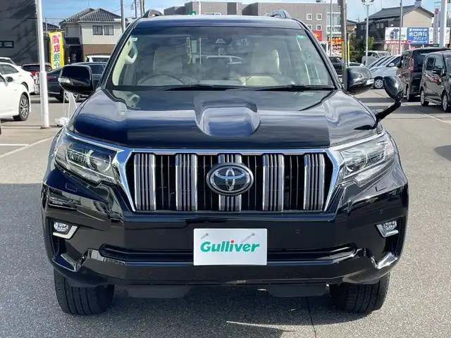 トヨタ ランドクルーザー プラド TX 石川県 2019(令1)年 3.3万km ブラック ４WD/純正メモリーナビ/CD/DVD/フルセグTV/バックカメラ/LEDヘッドライト/ETC/クリアランスソナー/トヨタセーフティセンス/レーダークルーズ/純正アルミホイール/ルーフレール/ドライブレコーダー/スマートキー/プッシュスタート/保証書