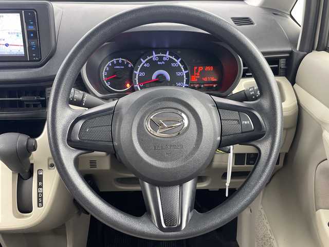 ダイハツ ムーヴ L SAⅢ 埼玉県 2019(平31)年 4.9万km ホワイト 社外ナビ/(Bluetooth/CD/DVD/USB/iPod/HDMI/FM/AM)/ワンセグテレビ/バックカメラ/ETC/前方ドライブレコーダー/衝突被害軽減ブレーキ/車線逸脱警報/オートハイビーム/ハロゲンヘッドライト/純正フロアマット