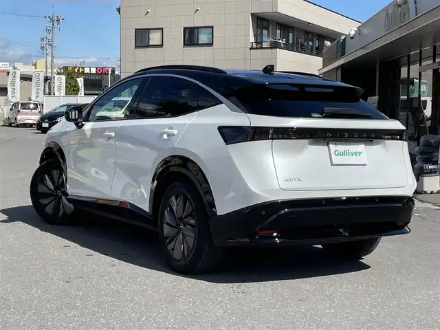 日産 アリア B6 長野県 2022(令4)年 3万km 白 ワンオーナー/純正ナビ/全方位カメラ/フルセグテレビ/AM/FM/Bluetooth/HDMI/Applecarlay/ETC/パワーバックドア/シートヒーター/ハンドルヒーター/シートメモリー/置くだけ充電/e-Pedal機能/コーナーセンサー/LEDオートライト/オートマチックハイビーム/純正１９インチAW/プロパイロット/純正フロアマット/スペアキー/保証書/取り扱い説明書
