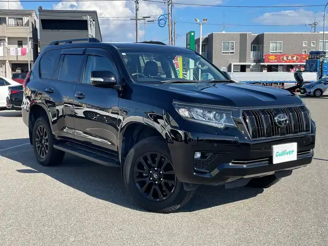 トヨタ ランドクルーザー プラド TX Lパッケージ ブラックED 石川県 2021(令3)年 4.2万km 黒 ４WD/純正9型ナビ/フルセグTV/バックカメラ/LEDヘッドライト/ETC/トヨタセーフティセンス/レーダークルーズ/黒革シート/シートヒーター＆クーラー/電動ミラー/スマートキー/プッシュスタート/ルーフレール/クリアランスソナー/保証書