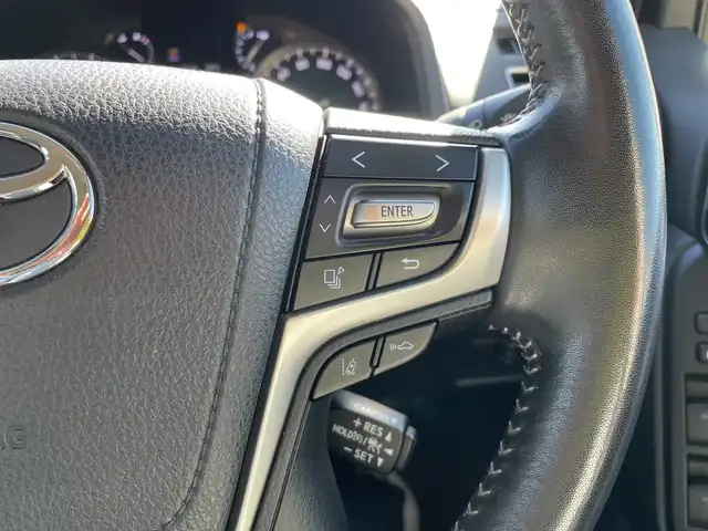 トヨタ ランドクルーザー プラド TX Lパッケージ ブラックED 石川県 2021(令3)年 4.2万km 黒 ４WD/純正9型ナビ/フルセグTV/バックカメラ/LEDヘッドライト/ETC/トヨタセーフティセンス/レーダークルーズ/黒革シート/シートヒーター＆クーラー/電動ミラー/スマートキー/プッシュスタート/ルーフレール/クリアランスソナー/保証書