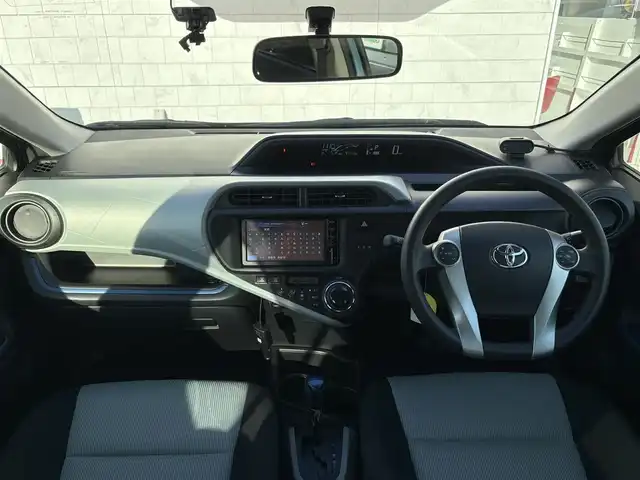 トヨタ アクア S 山口県 2014(平26)年 4.2万km クールソーダメタリック ワンオーナー/純正ナビ/ワンセグ/Bluetooth/バックカメラ/ETC