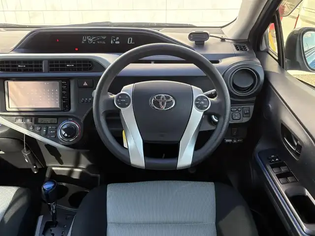 トヨタ アクア S 山口県 2014(平26)年 4.2万km クールソーダメタリック ワンオーナー/純正ナビ/ワンセグ/Bluetooth/バックカメラ/ETC