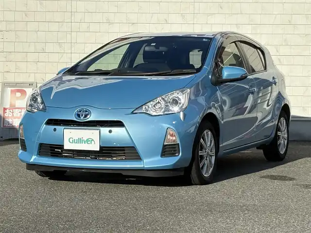 トヨタ アクア S 山口県 2014(平26)年 4.2万km クールソーダメタリック ワンオーナー/純正ナビ/ワンセグ/Bluetooth/バックカメラ/ETC