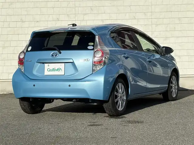 トヨタ アクア S 山口県 2014(平26)年 4.2万km クールソーダメタリック ワンオーナー/純正ナビ/ワンセグ/Bluetooth/バックカメラ/ETC