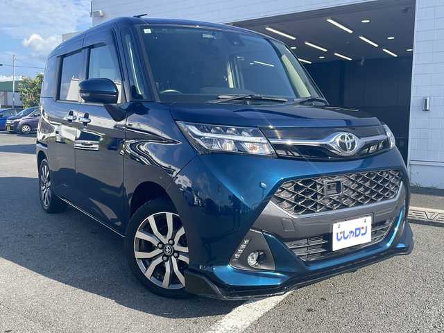 トヨタ タンク カスタムG－T 熊本県 2017(平29)年 4.4万km ブラックマイカメタリック/レーザーブルークリスタルシャイン 2トーン (株)IDOMが運営する【じしゃロン熊本店】の自社ローン専用車両になりますこちらは現金またはオートローンご利用時の価格です。自社ローンご希望の方は別途その旨お申付け下さい/ワンオーナー　/純正ナビ　/バックカメラ　/ビルトインＥＴＣ　/両側パワースライドドア　/クルーズコントローラー　/ＬＥＤヘッドライト　/社外ドライブレコーダー　/衝突被害軽減ブレーキ　/Ｗエアバッグ