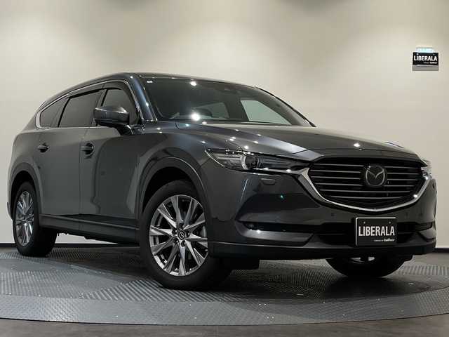 マツダ ＣＸ－８ XD プロアクティブ 新潟県 2020(令2)年 3.3万km マシーングレープレミアムM プッシュスタート/パワーステアリング/パワーウィンドウ/アイドリングストップ/スマートキー/Wオートエアコン/クルーズコントロール/追従走行/Bluetooth/USB/ETC2.0/車外カメラ（バック・全方位）/フルセグTV/SDナビ（DVD）/3列シート/電動リアゲート/前後ドライブレコーダー/純正フロアマット/D+N席パワーシート/布シート/D+N席シートヒーター/純正アルミホイール/ABS/前後コーナーセンサー/レーンキープアシスト/オートライト/ダウンヒルアシストコントロール/LEDヘッドライト/W+サイドエアバック/衝突軽減装置システム/ステアリングヒーター