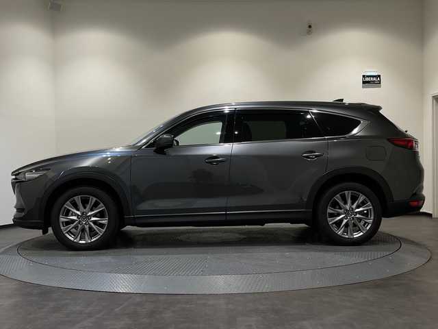 マツダ ＣＸ－８ XD プロアクティブ 新潟県 2020(令2)年 3.3万km マシーングレープレミアムM プッシュスタート/パワーステアリング/パワーウィンドウ/アイドリングストップ/スマートキー/Wオートエアコン/クルーズコントロール/追従走行/Bluetooth/USB/ETC2.0/車外カメラ（バック・全方位）/フルセグTV/SDナビ（DVD）/3列シート/電動リアゲート/前後ドライブレコーダー/純正フロアマット/D+N席パワーシート/布シート/D+N席シートヒーター/純正アルミホイール/ABS/前後コーナーセンサー/レーンキープアシスト/オートライト/ダウンヒルアシストコントロール/LEDヘッドライト/W+サイドエアバック/衝突軽減装置システム/ステアリングヒーター