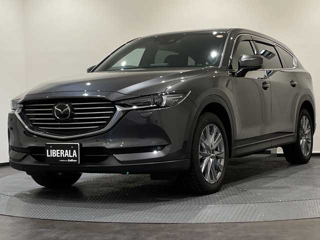 マツダ ＣＸ－８ XD プロアクティブ 新潟県 2020(令2)年 3.3万km マシーングレープレミアムM プッシュスタート/パワーステアリング/パワーウィンドウ/アイドリングストップ/スマートキー/Wオートエアコン/クルーズコントロール/追従走行/Bluetooth/USB/ETC2.0/車外カメラ（バック・全方位）/フルセグTV/SDナビ（DVD）/3列シート/電動リアゲート/前後ドライブレコーダー/純正フロアマット/D+N席パワーシート/布シート/D+N席シートヒーター/純正アルミホイール/ABS/前後コーナーセンサー/レーンキープアシスト/オートライト/ダウンヒルアシストコントロール/LEDヘッドライト/W+サイドエアバック/衝突軽減装置システム/ステアリングヒーター