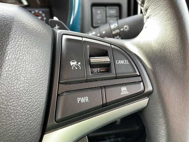 スズキ ハスラー HYBRID X ターボ 新潟県 2023(令5)年 1.5万km ブルーイッシュブラックパール3 4WD/純正メモリナビ/CD/DVD/BT/フルセグテレビ/全方位カメラ/ETC/衝突被害軽減ブレーキ/レーンキープアシスト/レーダークルーズコントロール/シートヒーター /パドルシフト/ステアリングスイッチ/コーナーセンサー/スマートキー/プッシュスタート/LEDヘッドライト/オートライト/オートハイビーム/フォグランプ/純正15インチアルミホイール