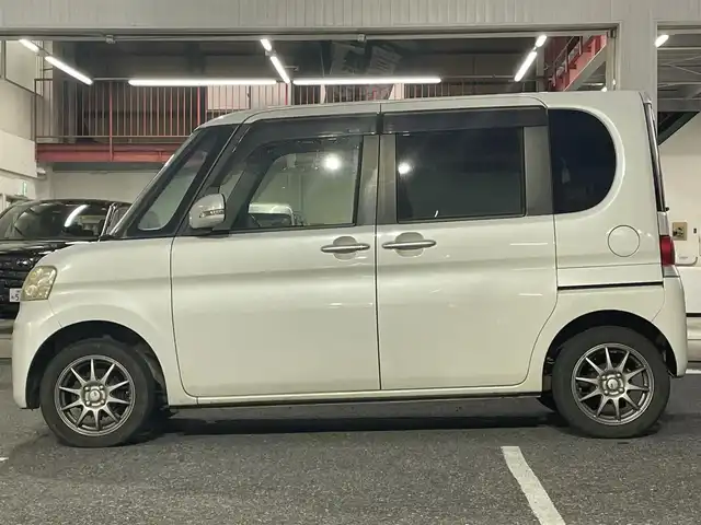 ダイハツ タント G 千葉県 2011(平23)年 13.8万km パールホワイトⅢ 社外ディスプレイオーディオ(AM/FM/BT/AUX/SD/USB)/片側パワースライドドア/電動格納ミラー/スマートキー/ヘッドライトレベライザー/純正フロアマット/ドアバイザー