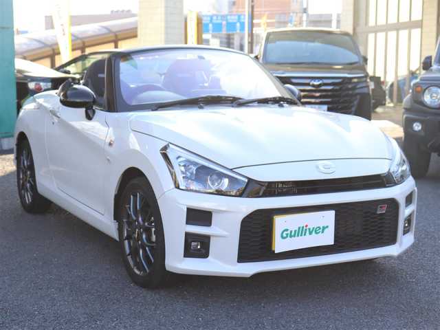 トヨタ コペン GRスポーツ 岡山県 2023(令5)年 1.2万km パールホワイトⅢ ワンオーナー/社外メモリナビ/フルセグテレビ/バックカメラ/プッシュスタート/LEDヘッドライト/保証書/取説/スペアスマートキー/記録（R.6）