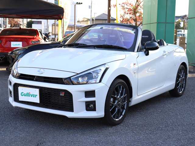 トヨタ コペン GRスポーツ 岡山県 2023(令5)年 1.2万km パールホワイトⅢ ワンオーナー/社外メモリナビ/フルセグテレビ/バックカメラ/プッシュスタート/LEDヘッドライト/保証書/取説/スペアスマートキー/記録（R.6）