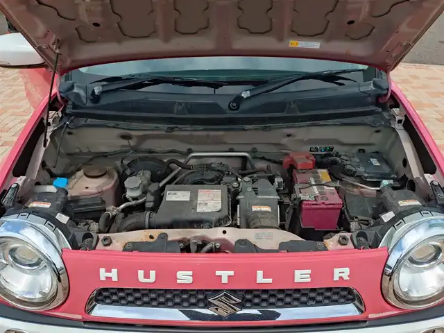 スズキ ハスラー X ターボ 新潟県 2014(平26)年 8.1万km キャンディピンクメタリック/ホワイト2トーンルーフ (株)IDOMが運営する【じしゃロン新潟店】の自社ローン専用車両になります。/こちらは現金またはオートローンご利用時の価格です。自社ローンご希望の方は別途その旨お申付け下さい/4WD/社外SDナビ/CD/DVD視聴可能/フルセグTV視聴可能（走行中視聴可能）/Bluetooth接続可能/ETC/プッシュスタート/衝突被害軽減システム/横滑り防止装置/純正フロアマット/電動格納ウィンカーミラー/シートヒーター（D席）/前方のみドライブレコーダー/スマートキー/スペアキー×１